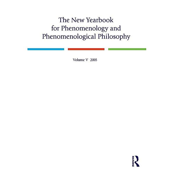 The New Yearbook for Phenomenology and Phenomenological Philosophy