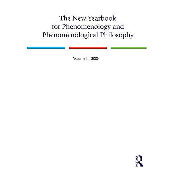 The New Yearbook for Phenomenology and Phenomenological Philosophy, Steven Crowell, Burt Hopkins