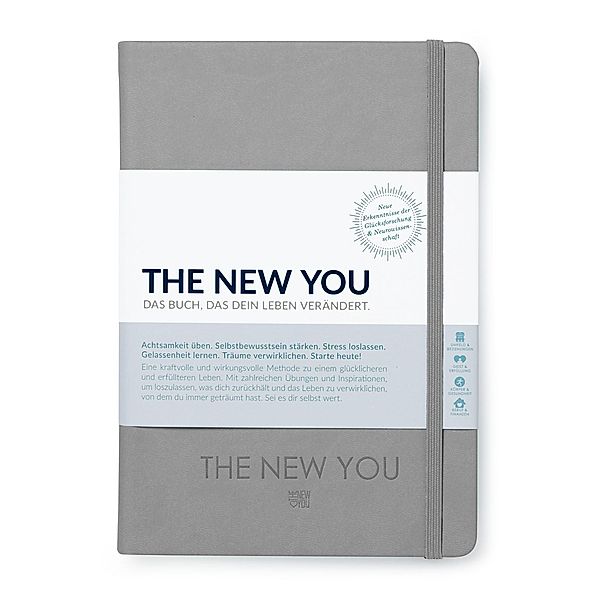 THE NEW YOU (grau) - Das Buch, das dein Leben