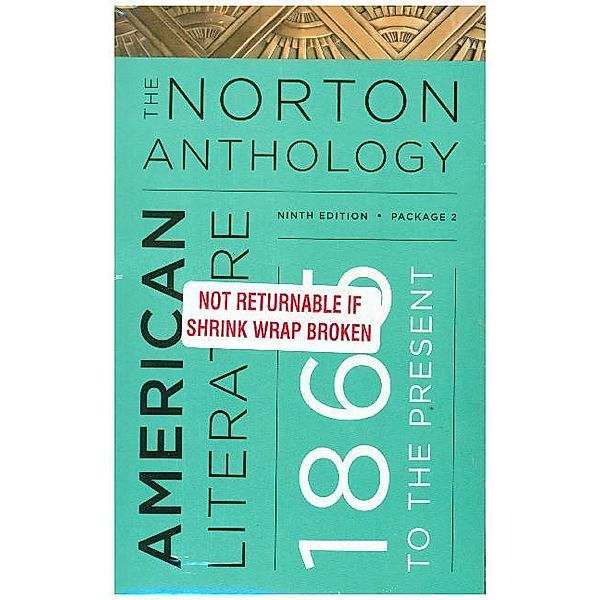 The Norton Anthology of American Literature (Package 2).Vol.C, D, E