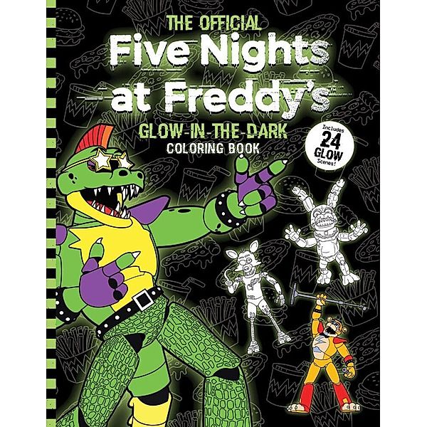 The Official Five Nights at Freddy's Glow-in-the-Dark Coloring Book, Scott Cawthon