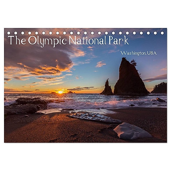The Olympic National Park - Washington USA (Tischkalender 2024 DIN A5 quer), CALVENDO Monatskalender, Thomas Klinder