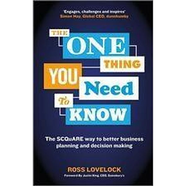 The One Thing You Need to Know, Ross Lovelock