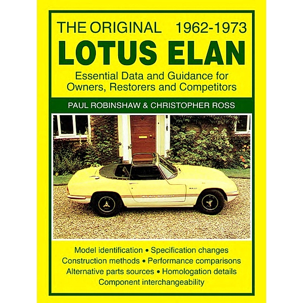 The Original Lotus Elan 1962 -73, Paul Robinshaw, Christopher Ross