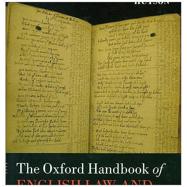 The Oxford Handbook of English Law and Literature, 1500-1700