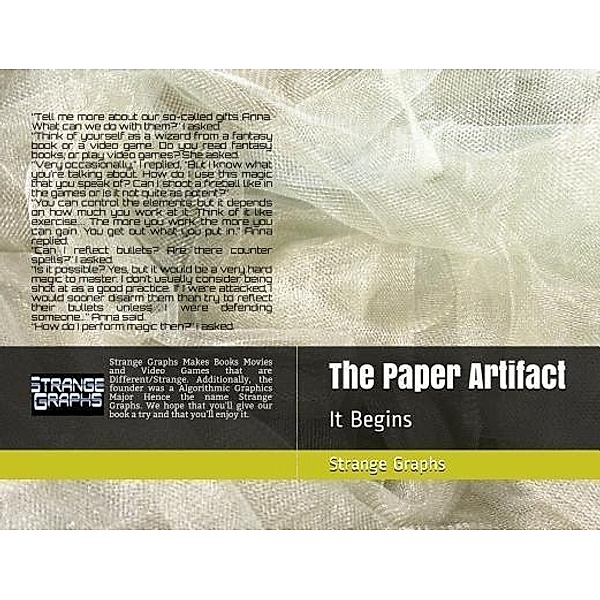 The Paper Artifact Part 1 / The Artifact Series Bd.1, Strange Graphs, Josh McKee