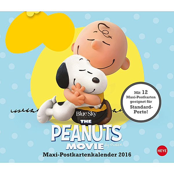 The Peanuts Movie - Maxi Postkartenkalender 2016