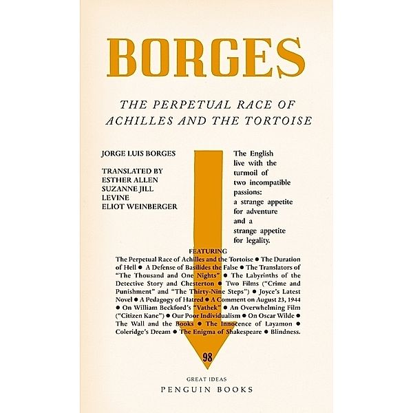 The Perpetual Race of Achilles and the Tortoise, Jorge Luis Borges