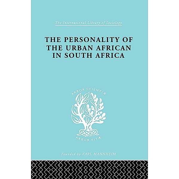 The Personality of the Urban African in South Africa, C. de Ridder