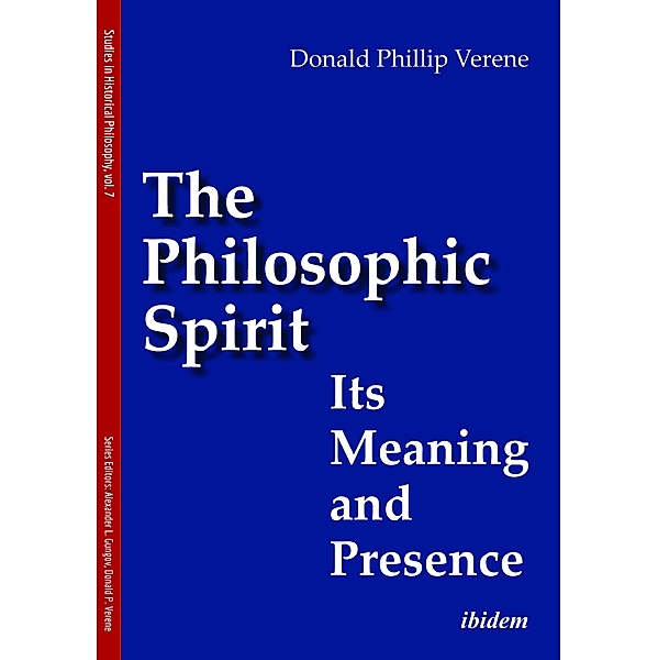 The Philosophic Spirit, Donald Phillip Verene