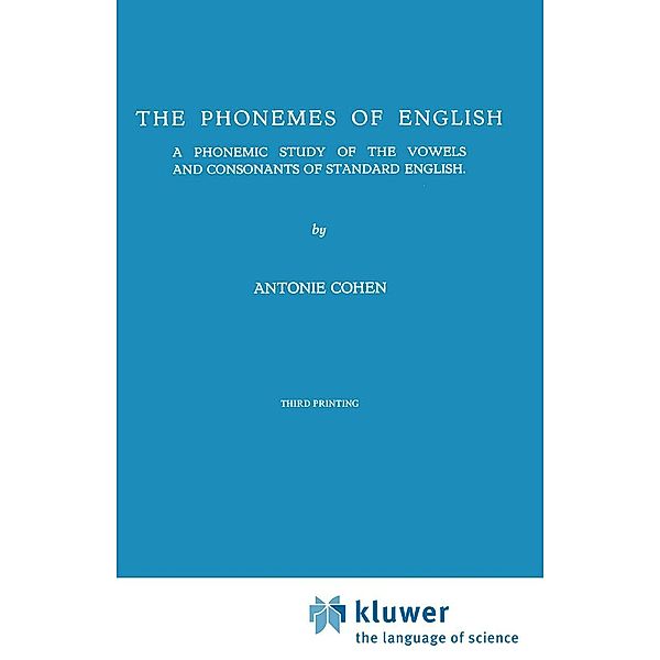 The Phonemes of English, A. Cohen