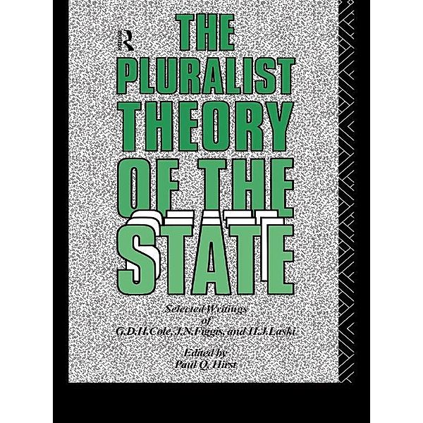 The Pluralist Theory of the State