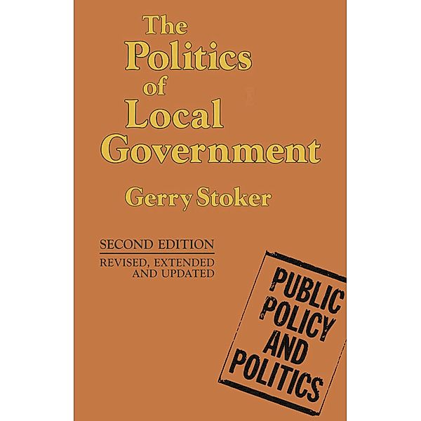 The Politics of Local Government, Gerry Stoker