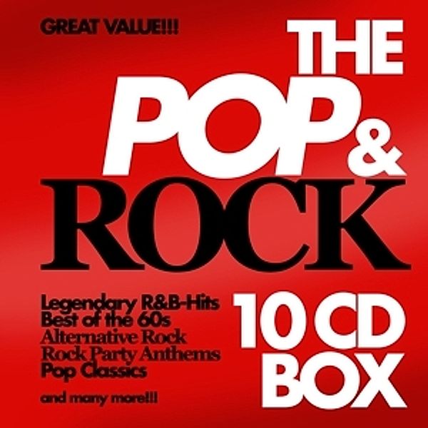 The Pop & Rock 10CD Box, Diverse Interpreten