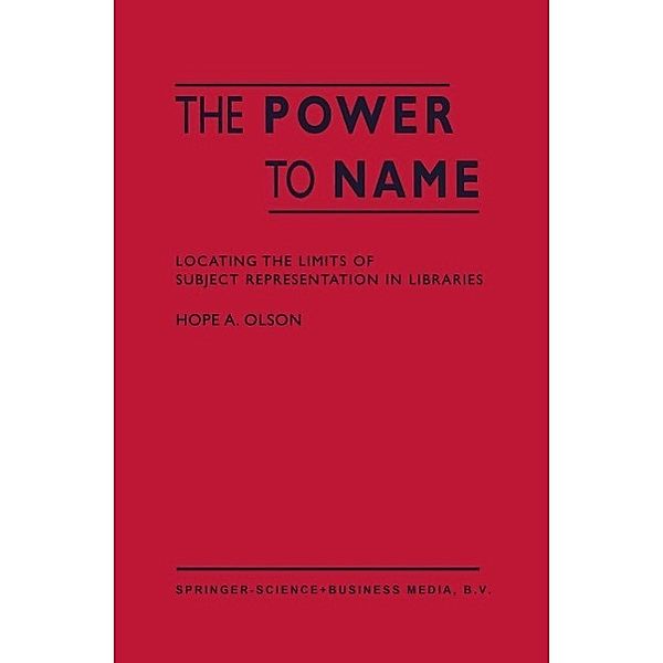 The Power to Name, H. A. Olson
