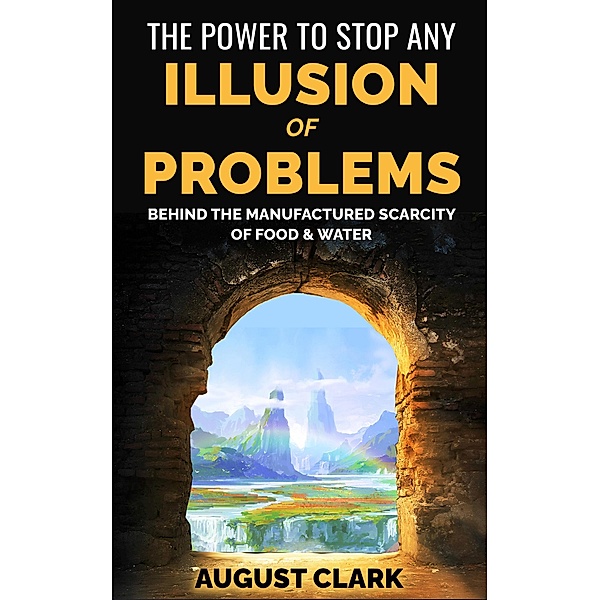 The Power to Stop any Illusion of Problems:  Behind the Manufactured Scarcity of Food & Water. / The Power To Stop Any Illusion Of Problems, August Clark