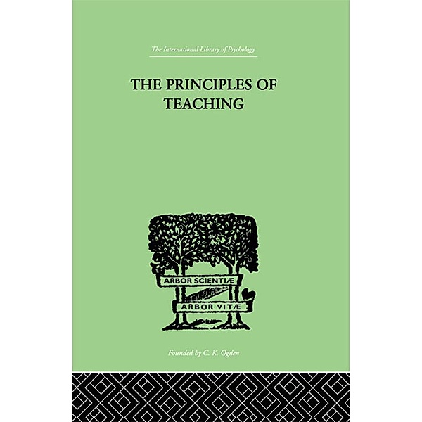 The Principles of Teaching, Edward L Thorndike