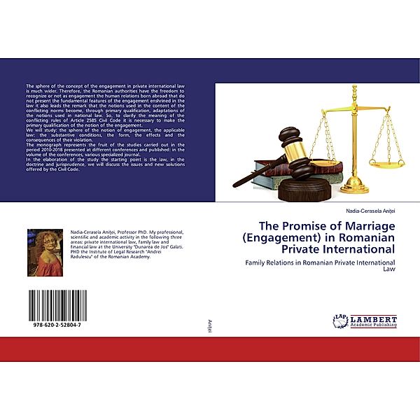 The Promise of Marriage (Engagement) in Romanian Private International, Nadia-Cerasela Ani ei