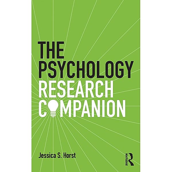 The Psychology Research Companion, Jessica S. Horst