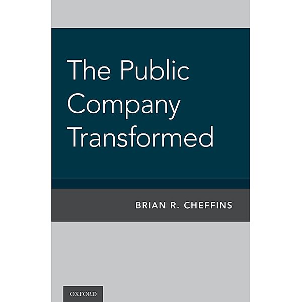 The Public Company Transformed, Brian Cheffins