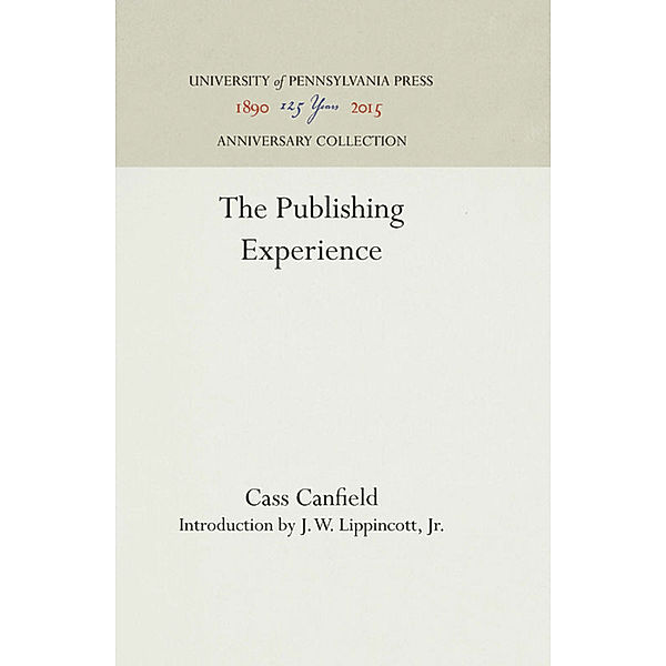The Publishing Experience, Cass Canfield