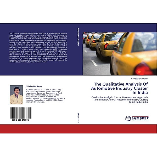 The Qualitative Analysis Of Automotive Industry Cluster In India, Ethirajan Bhaskaran