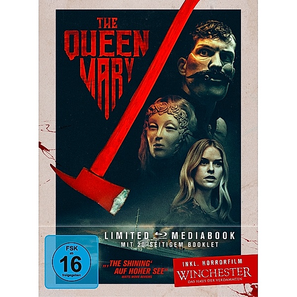 The Queen Mary Limited Mediabook, Alice Eve, Joel Fry, Nell Hudson, Angus Wright