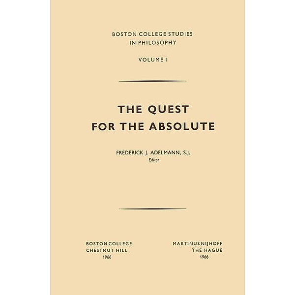 The Quest for the Absolute