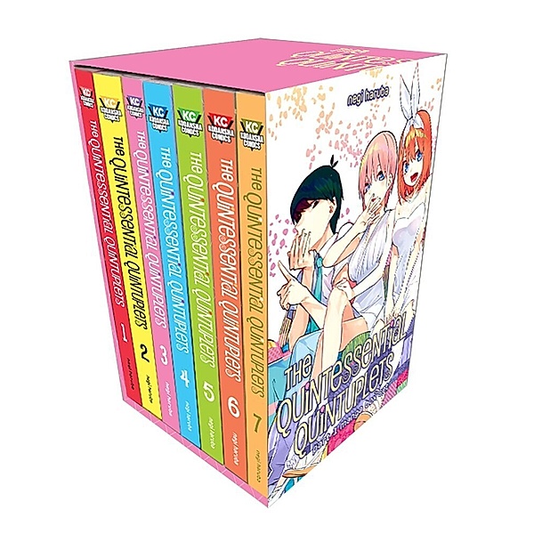The Quintessential Quintuplets Part 1 Manga Box Set, m. 7 Buch, Negi Haruba