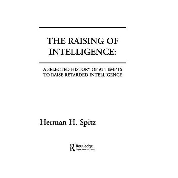 The Raising of Intelligence, H. H. Spitz