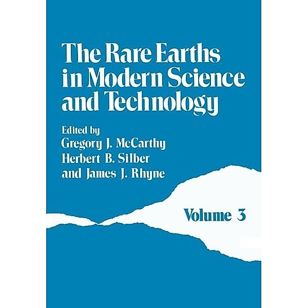 The Rare Earths in Modern Science and Technology, J. Mccarthy