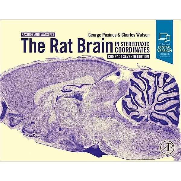 The Rat Brain in Stereotaxic Coordinates: Compact, George Paxinos, Charles Watson