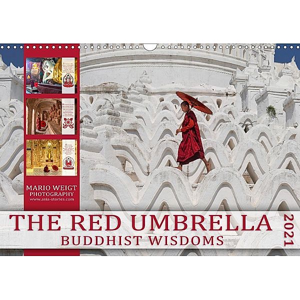 THE RED UMBRELLA (Wall Calendar 2021 DIN A3 Landscape), Mario Weigt Photography