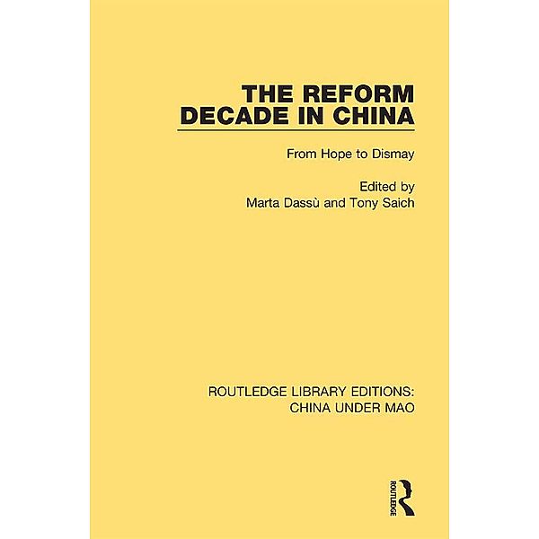 The Reform Decade in China