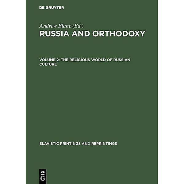 The Religious world of Russian culture