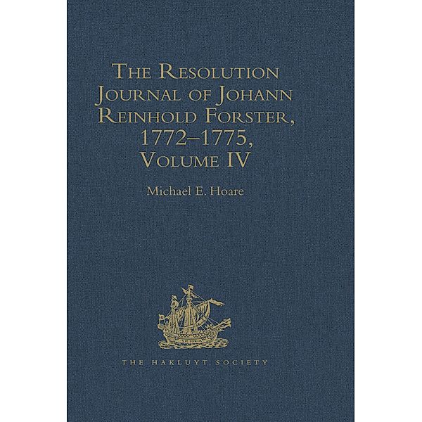 The Resolution Journal of Johann Reinhold Forster, 1772-1775