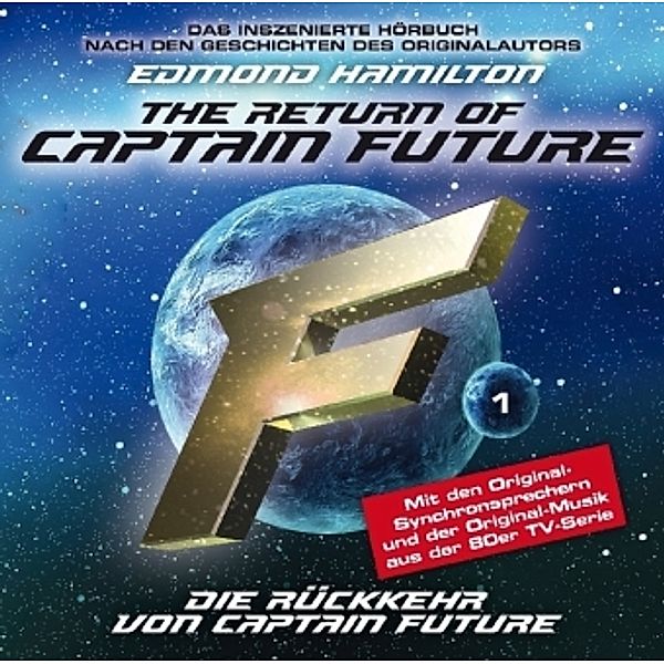 The Return of Captain Future - Die Rückkehr von Captain Future,1 Audio-CD, Edmond Hamilton