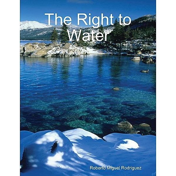 The Right to Water, Roberto Miguel Rodriguez