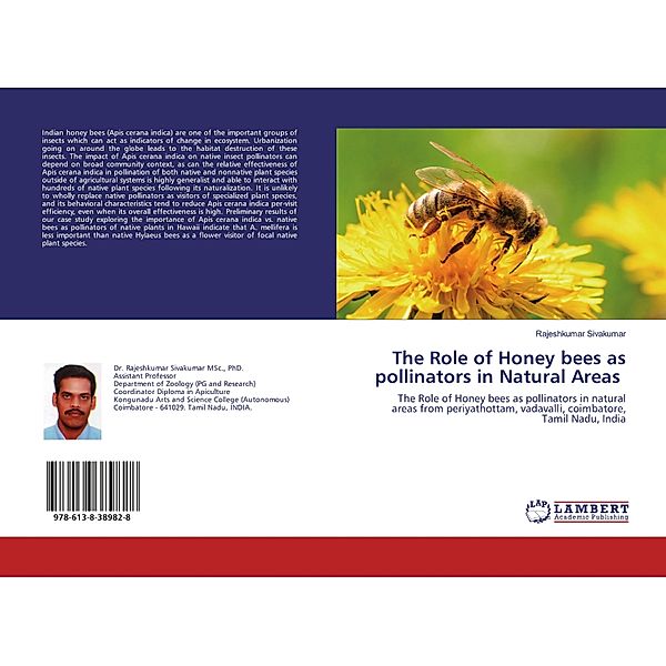 The Role of Honey bees as pollinators in Natural Areas, Rajeshkumar Sivakumar