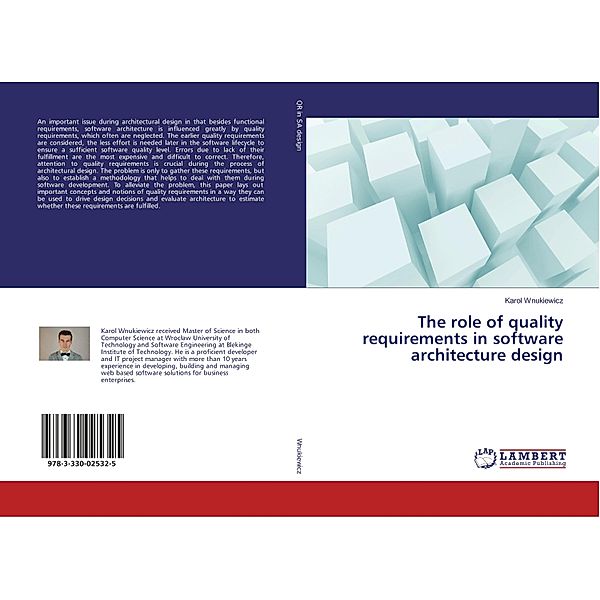 The role of quality requirements in software architecture design, Karol Wnukiewicz