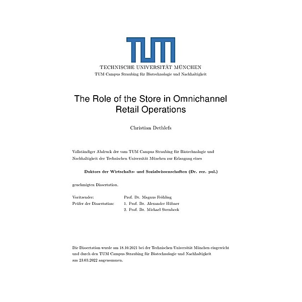 The Role of the Store in Omnichannel Retail Operations, Christian Dethlefs
