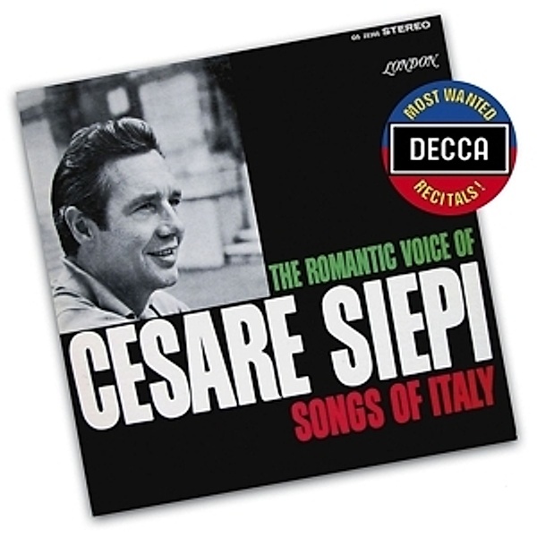The Romantic Voice Of Cesare Siepi: Songs Of Italy, Cesare Siepi