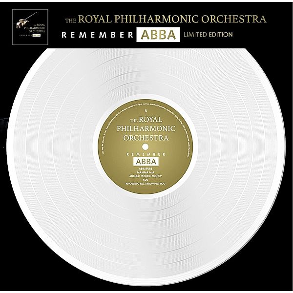 The Royal Philharmonic Orchestra - Remember ABBA (Limited 180g White Vinyl), Royal Philh. Orchestra- Remember Abba