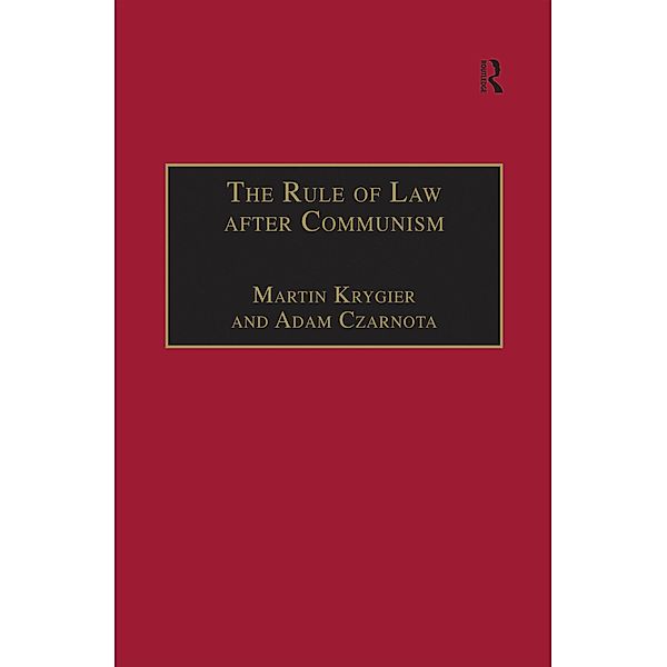 The Rule of Law after Communism, Martin Krygier