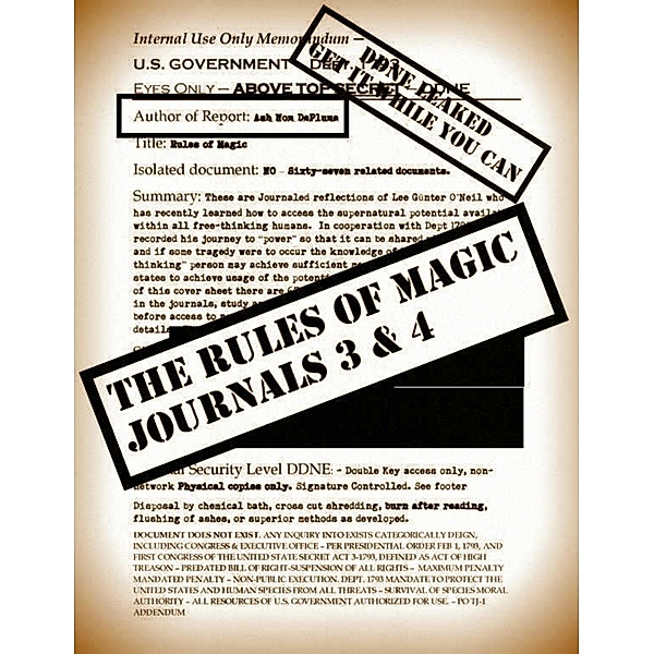 The Rules of Magic Journals 3-4, Ash Nom DePlume