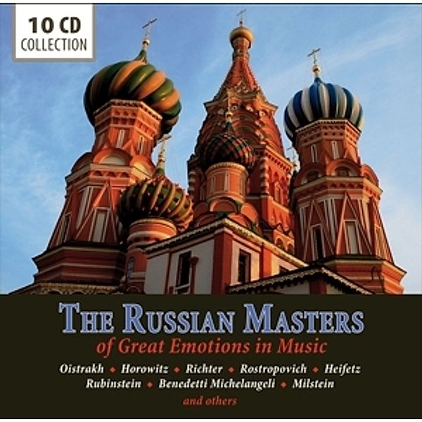 The Russian Masters Of Great Emotions In Music, Various, Horowitz, Heifetz, Rostropovich, Milstein