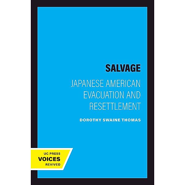 The Salvage, Dorothy Swaine Thomas