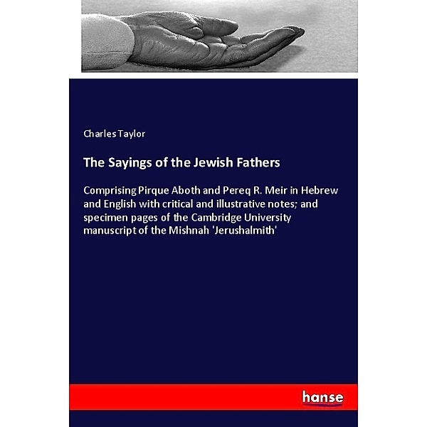 The Sayings of the Jewish Fathers, Charles Taylor
