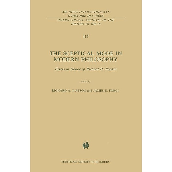The Sceptical Mode in Modern Philosophy