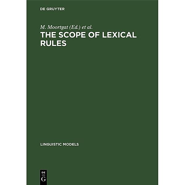 The scope of lexical rules